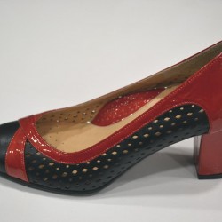 chaussure-relax-escarpin-noir-rouge